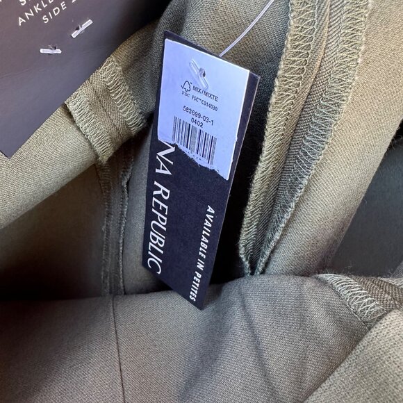 Banana Republic Sage Green Sloan Legging Bi-Stretch Ankle Pants Size 4 NWT - Picture 7 of 16